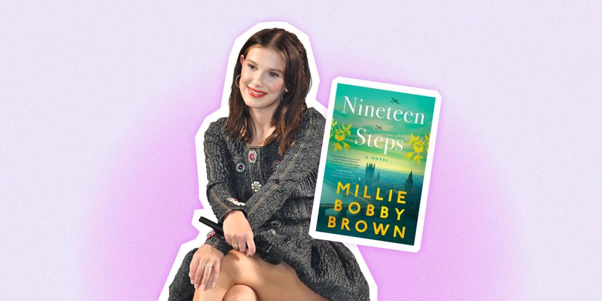 millie bobby brown and her debut book nineteen steps