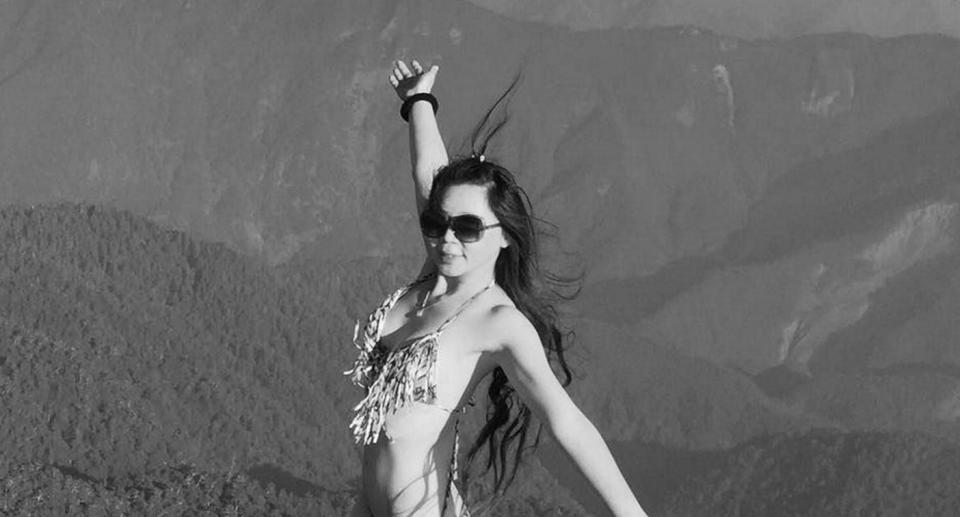 Für derartige Fotos wurde Gigi Wu bekannt: Im Bikini auf dem Gipfel. (Bild: Instagram)