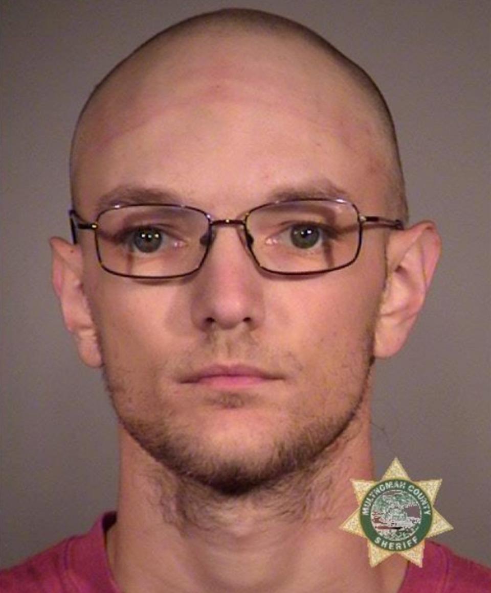 Skylor Jernigan was arrested for firing a gun at Black Lives Matter demonstrators in Portland, Oregon.  (Photo: Multnomah County Sheriff's Office)