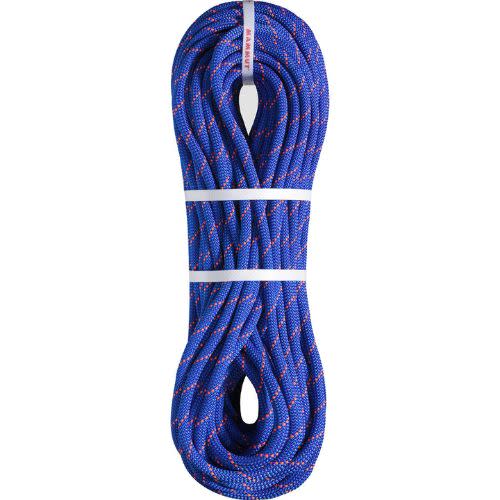 blue rock climbing rope