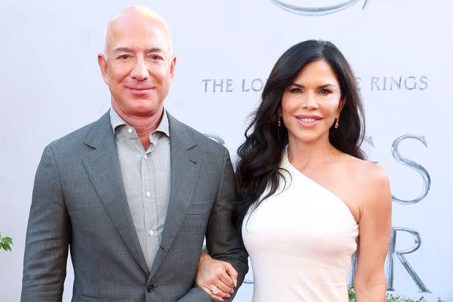 <p> Emma McIntyre/Getty</p> Jeff Bezos and Lauren Sanchez