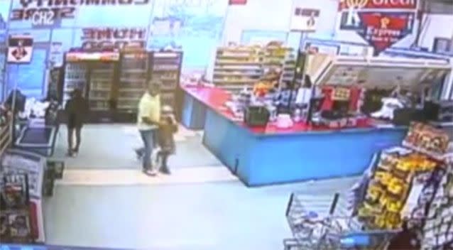 The boy pointed the concealed gun at the clerk and said: 'Give me the f***king money.' Source: WPTV