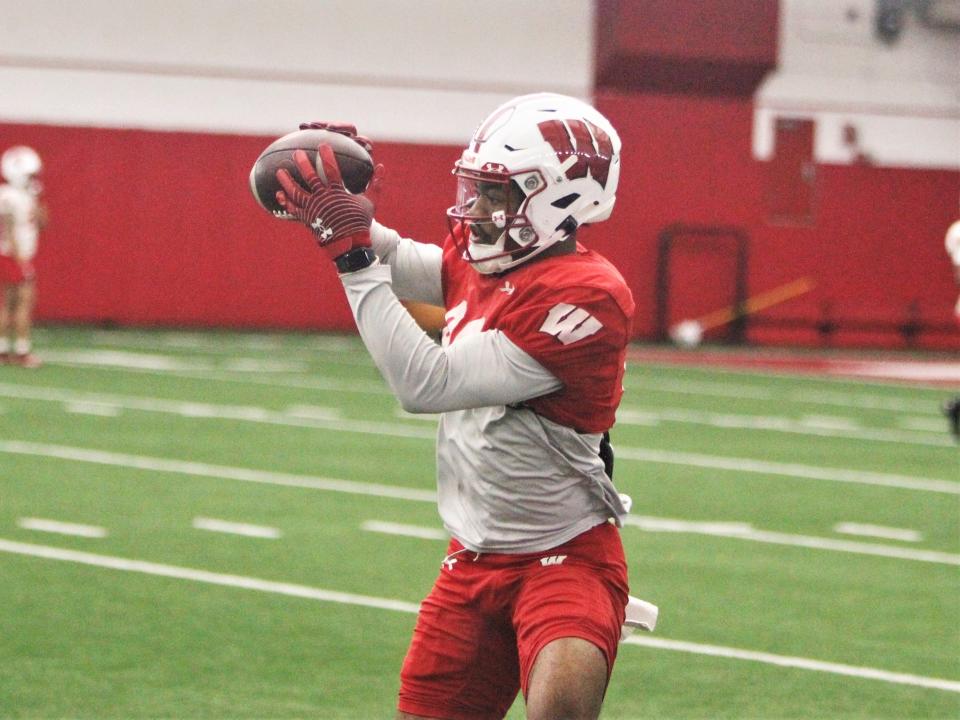 Vinny Anthony has been working with Wisconsin's No. 1 offense in practice and has looked impressive as the Badgers try to find someone to fill their third receiver spot.