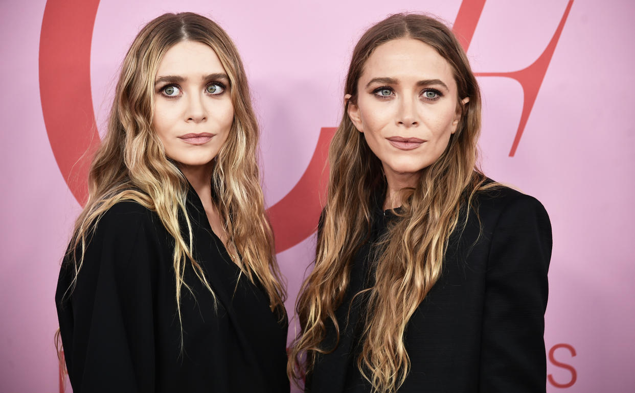 Ashley Olsen and Mary-Kate Olsen at the CFDA Fashion Awards on June 3, 2019 in NYC. (Steven Ferdman / Penske Media via Getty Images)