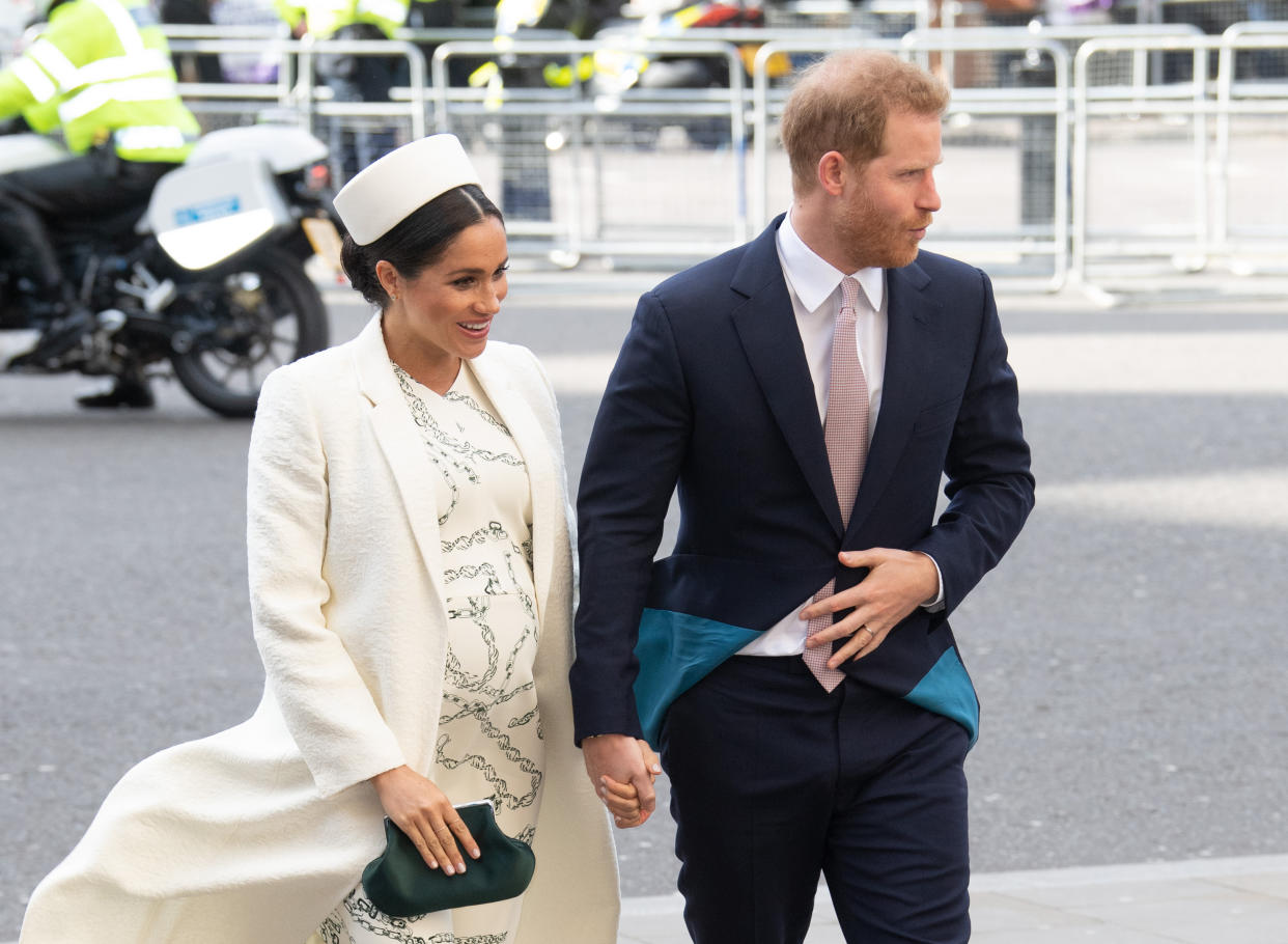 The Duke and Duchess of Sussex at the Commonwealth Day service [Photo: PA]