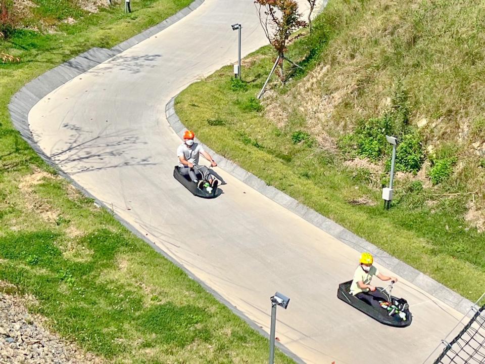 斜坡滑車設施「釜山Skyline Luge」。