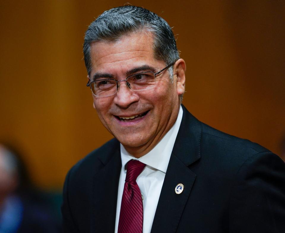 Xavier Becerra, Secretary, United States Department of Health and Human Services, during hearing to examine the President’s proposed budget request for fiscal year 2025 for the Department of Health and Human Services on Thursday, March 14, 2024.