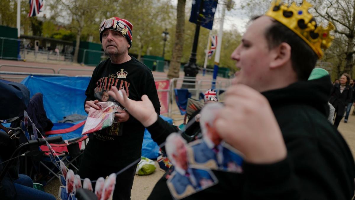 “Royal Fans Camp Out for King Charles III and Camilla’s Coronation Procession”