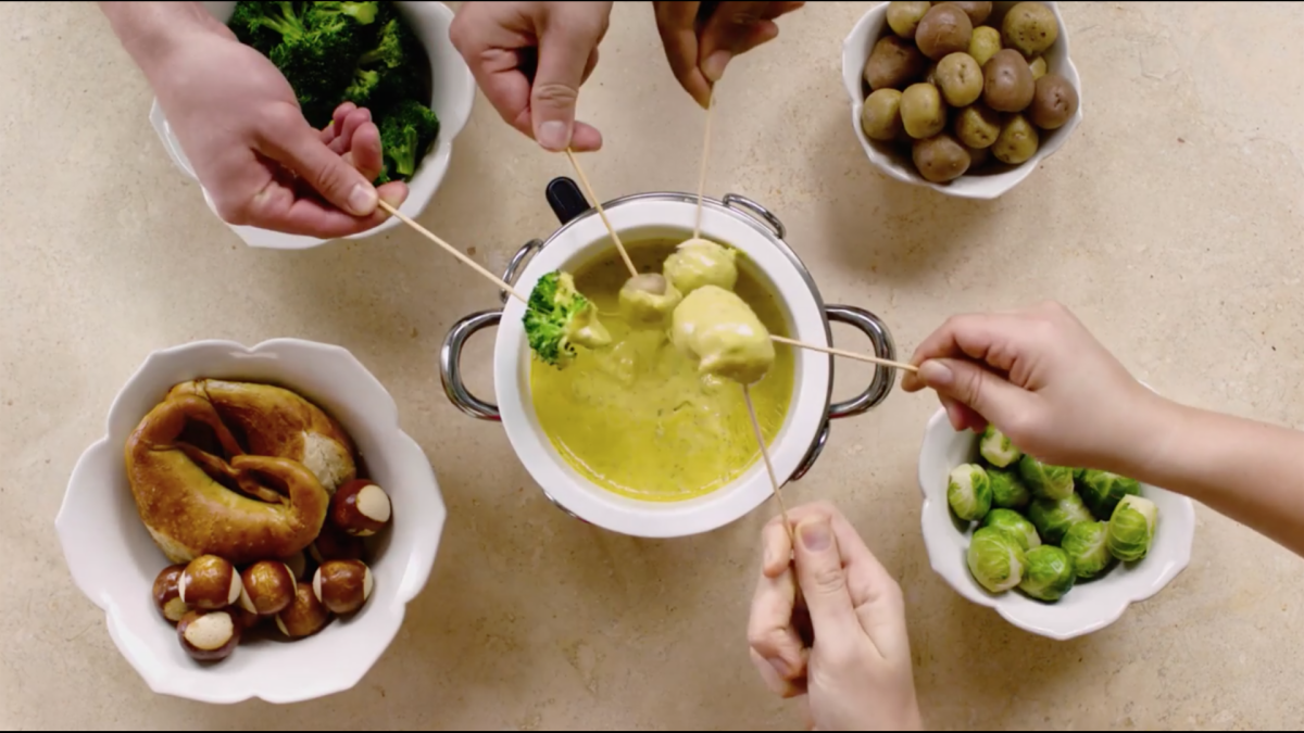 Garlic Herb Cheddar Fondue Video 