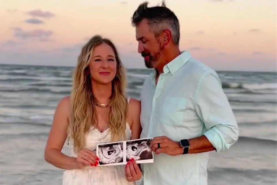 <p>Brittani Boren Leach/Instagram</p> From Left: Brittani Boren Leach and husband Jeff announce they