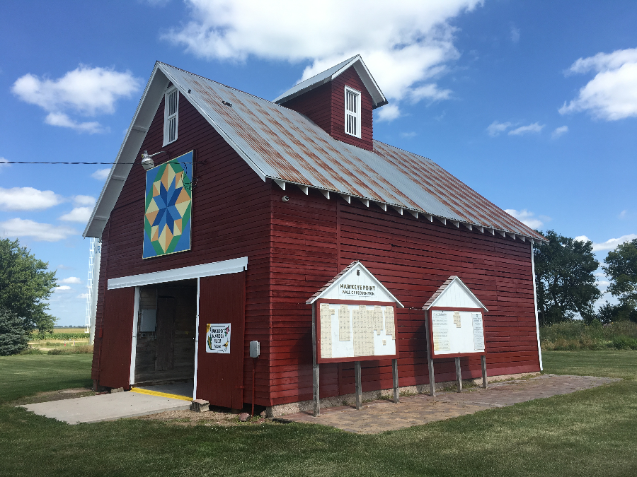 Hawkeye Point near Sibley is the highest point in Iowa at 1,670 feet above sea level.