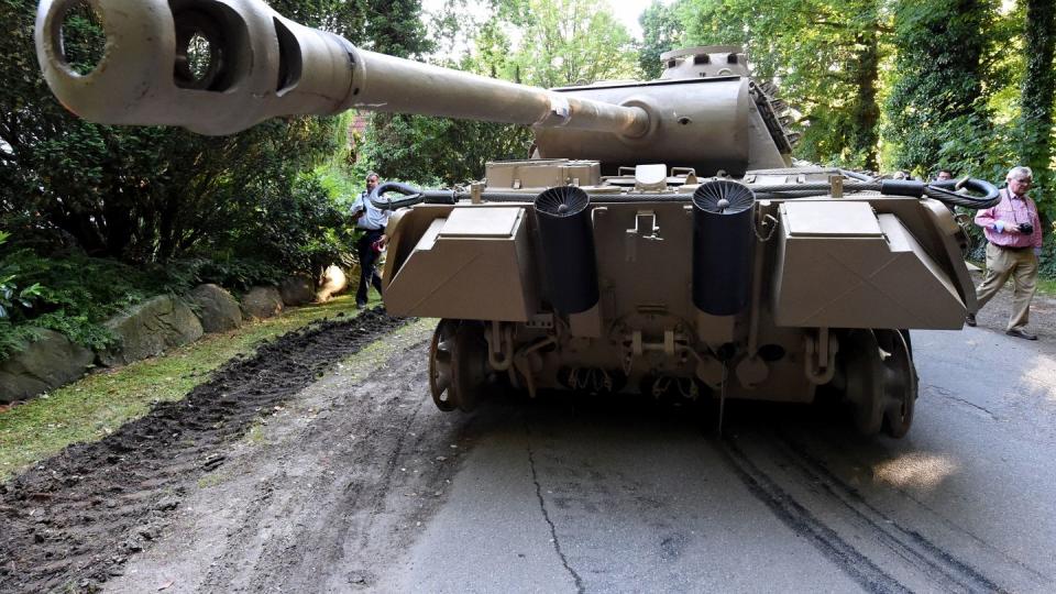 Dieser Panzerkampfwagen von Typ «Panther» wurde 2015 sichergestellt.