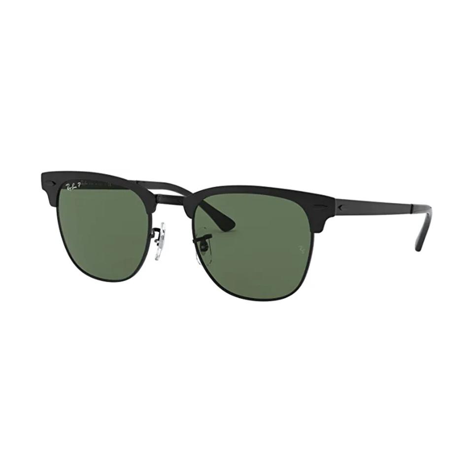 Ray-Ban Rb3716 Clubmaster Metal Square Sunglasses