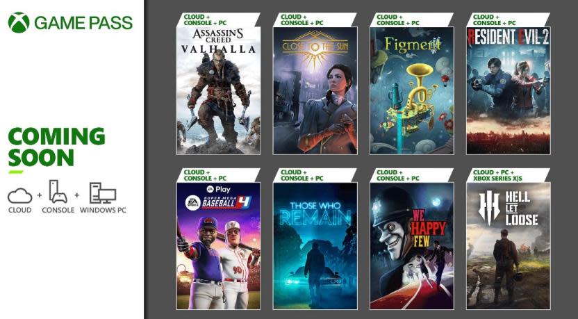 8 juegazos están en camino a Xbox Game Pass