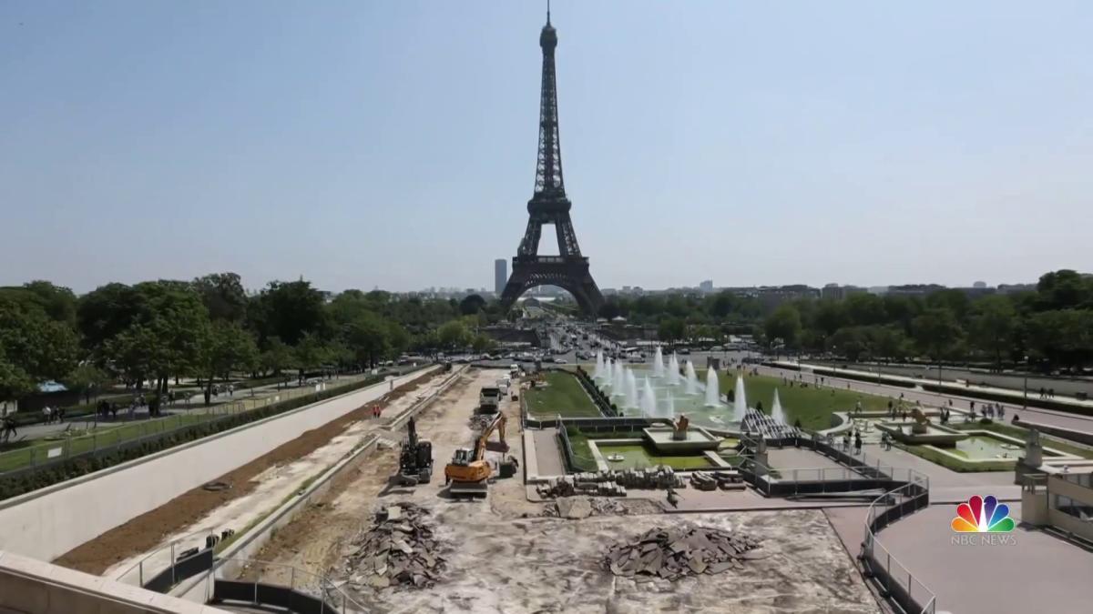 The countdown is on in Paris for 2024 Olympics