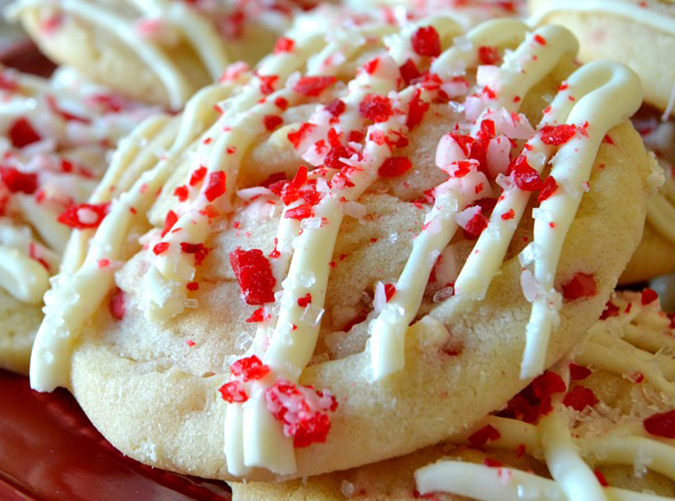 Peppermint Crunch Sugar Cookies