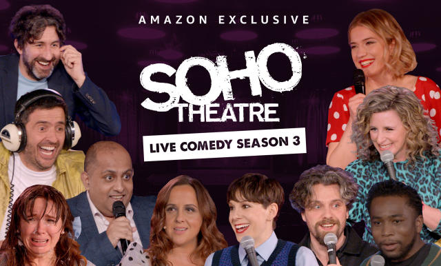 Soho Theatre Live returns with 10 new stand-up specials. (Prime Video)