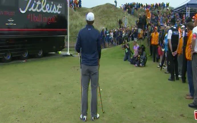 Spieth gets lost - Credit: Sky Sports