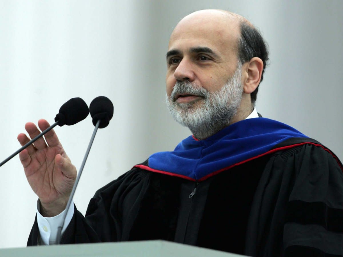 ben bernanke mit commencement graduation