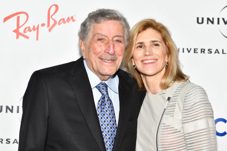 Tony Bennett and Susan Crow, 2019. Photo by Rodin Eckenroth/Getty Images