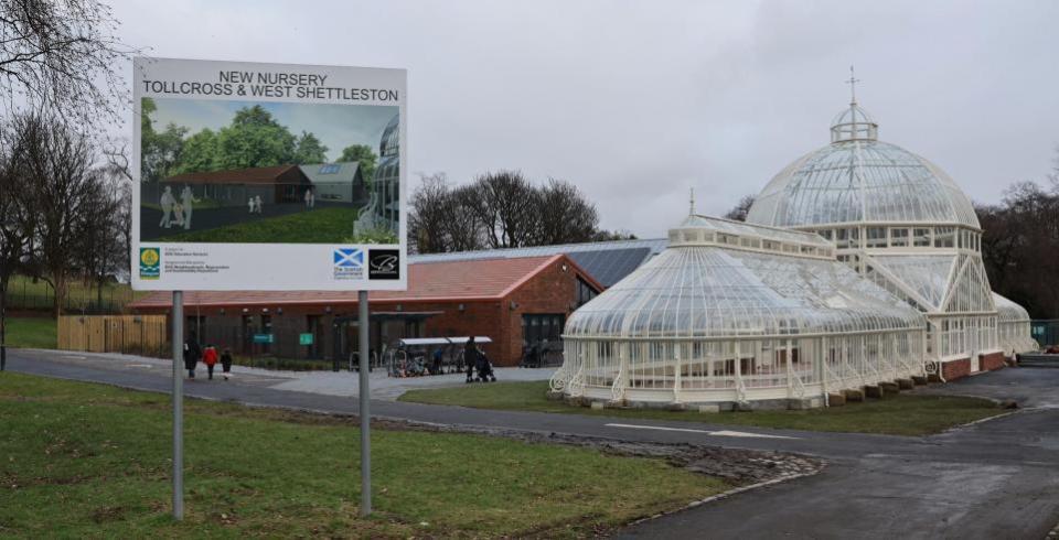 Glasgow Times: The nursery next to the Winter Gardens