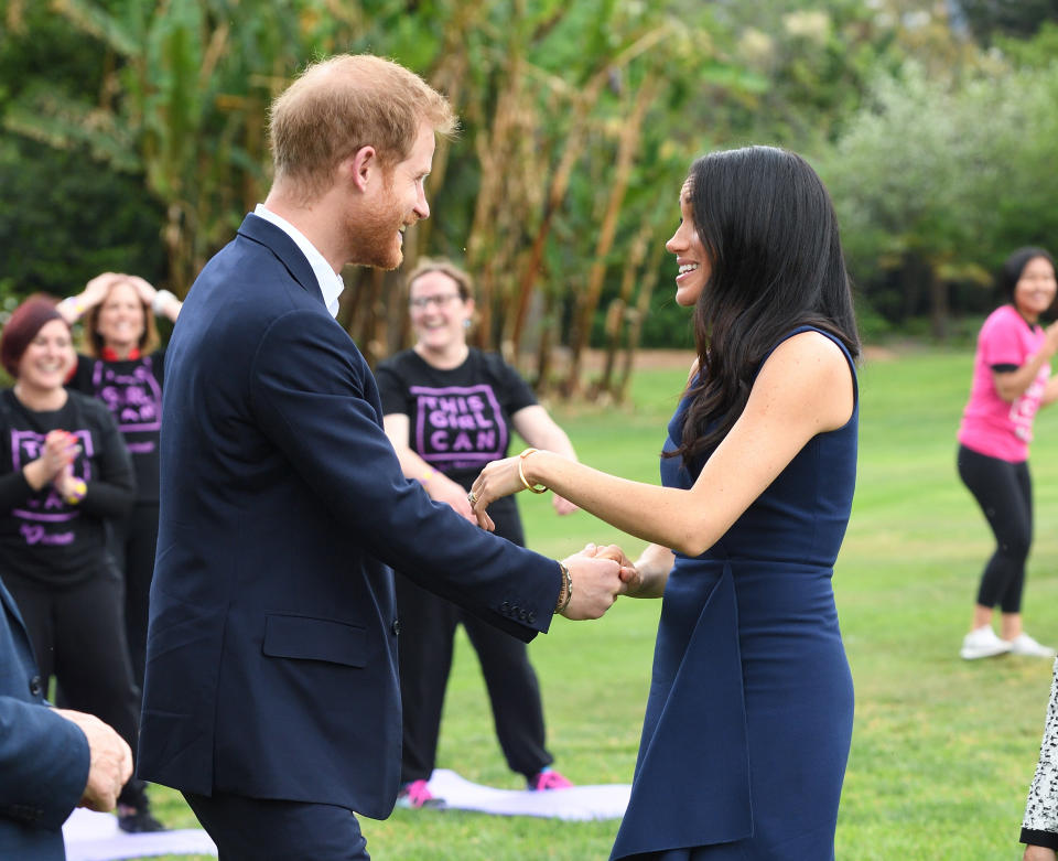 They participated in some activities on the lawn. Photo: Getty