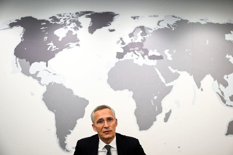 Jens Stoltenberg, The North Atlantic Treaty Organization (NATO) Secretary General, answers questions at NATO headquarters during an interview with the German Press Agency. Federico Gambarini/dpa