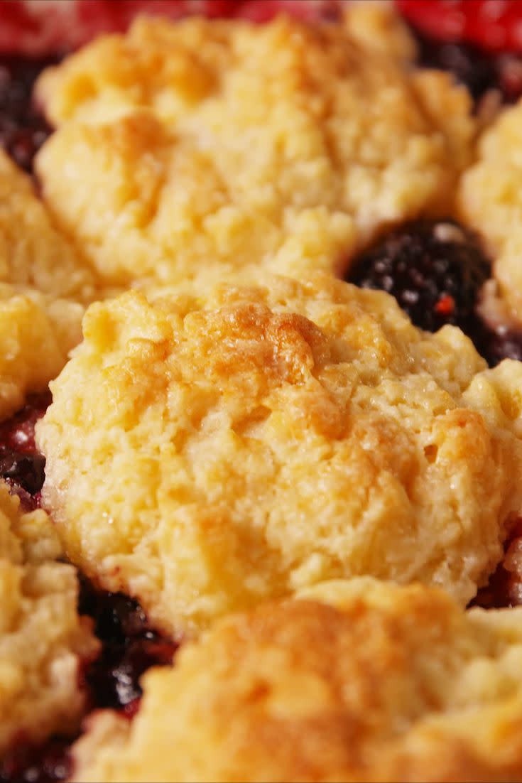 Triple Berry Cobbler