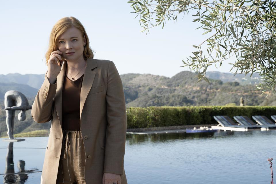 Sarah Snook in Succession S4. (Sky/HBO)