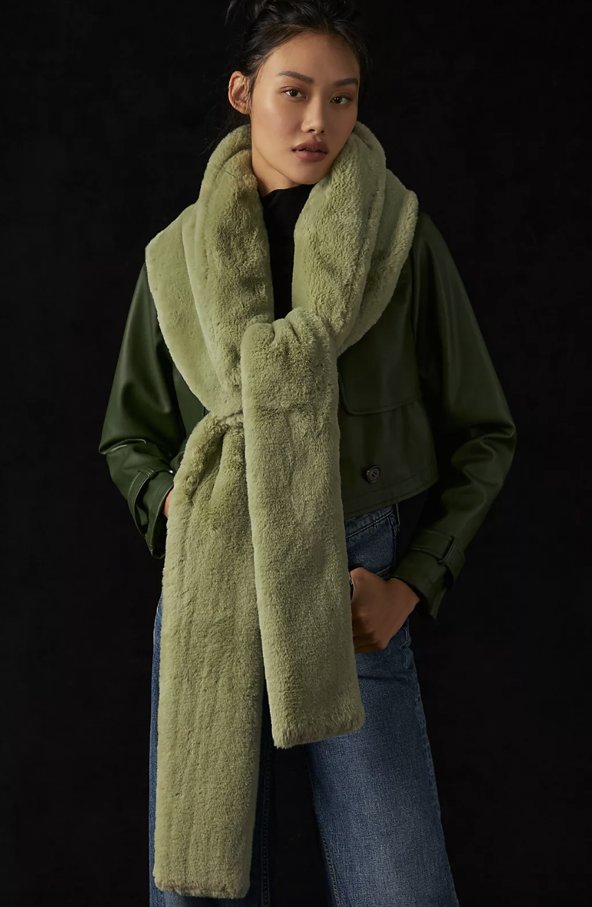 Faux Fur Shoulder Wrap (Photo via Anthropologie)