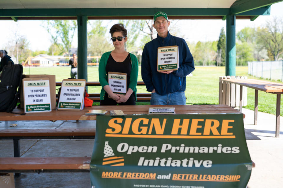 Idaho open primary volunteers