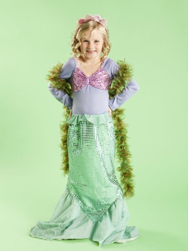 The Little Mermaid Under the Sea Bling Seashell Top Ariel Costume