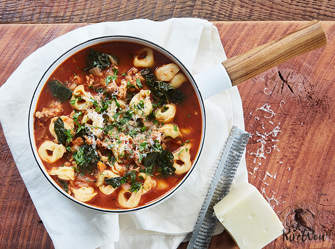 Italian Sausage Tortellini Soup