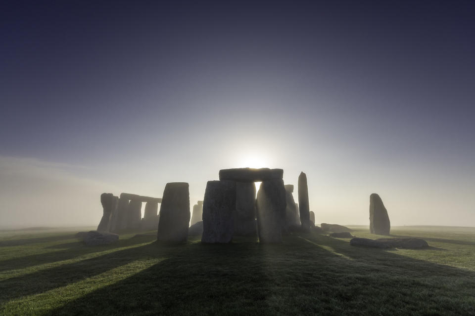 The sun rising over Stonehenge in Wiltshire (Picture: PA)