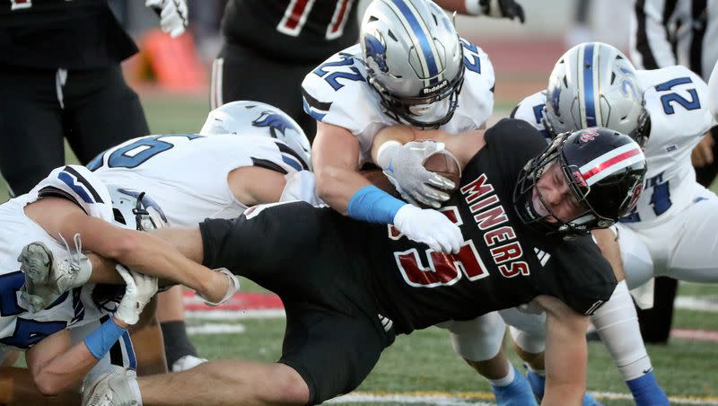 Park City plays Stansbury at Park City High in Park City on Friday, Sept. 15, 2023. Park City won 21-17.