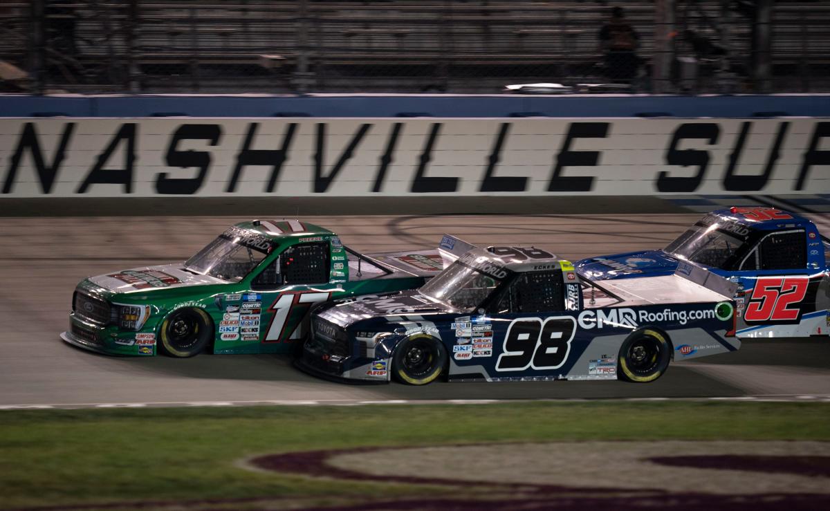 NASCAR Truck Series at Nashville Entry list, TV schedule for Friday's