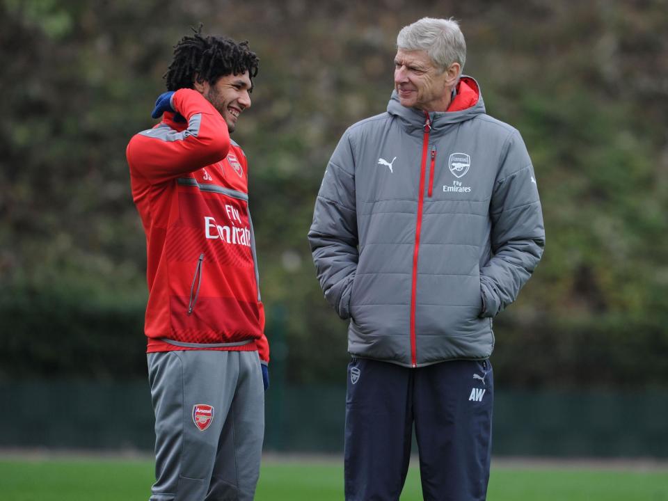 Elneny was signed as a defensive midfielder but Wenger has faith he can play a deeper role: Arsenal FC via Getty Images