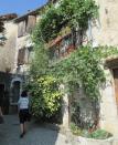 The colourful hilltop village of St Paul de Vence.