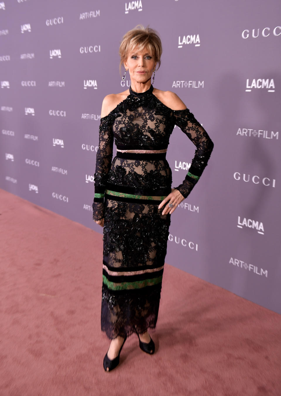 Jane Fonda attends the 2017 LACMA Art + Film gala honoring Mark Bradford and George Lucas on Nov. 4, in Los Angeles. (Photo: Getty Images)