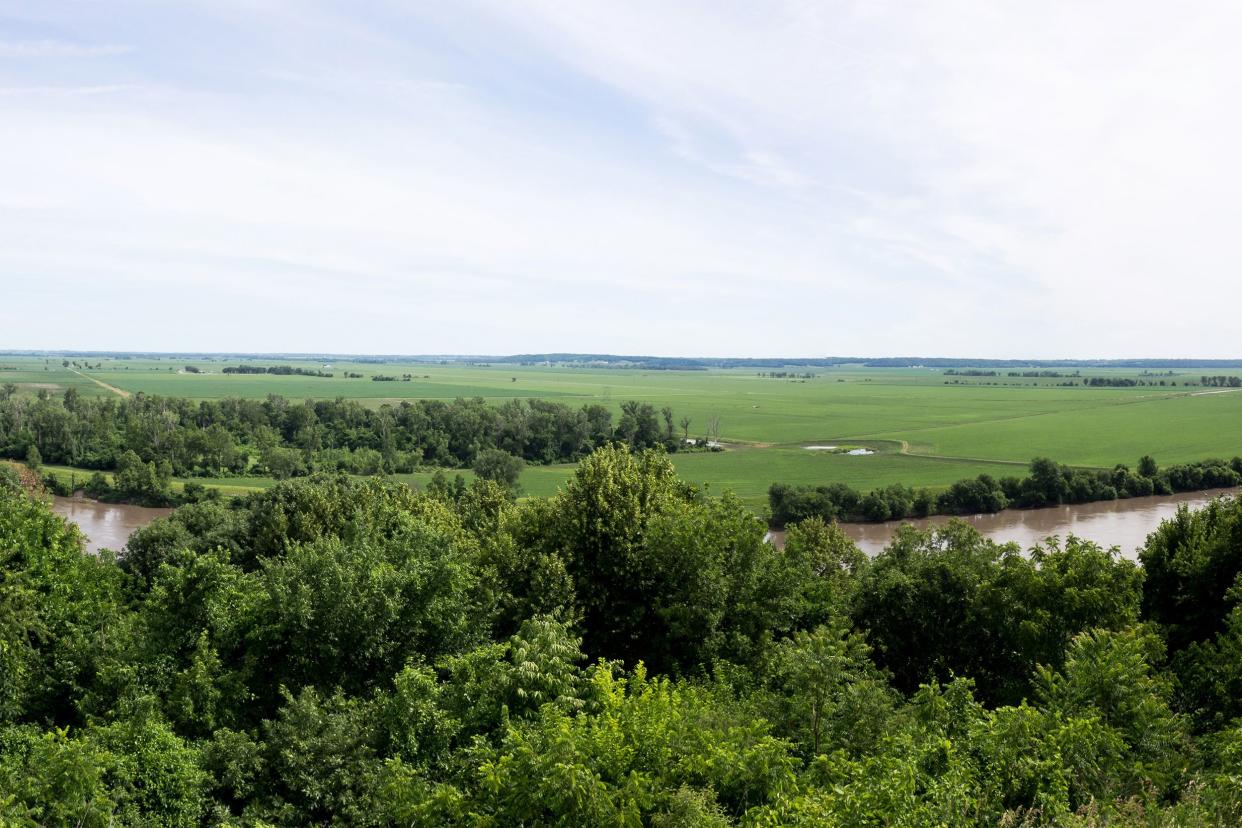 4-state lookout, White Cloud, Kansas