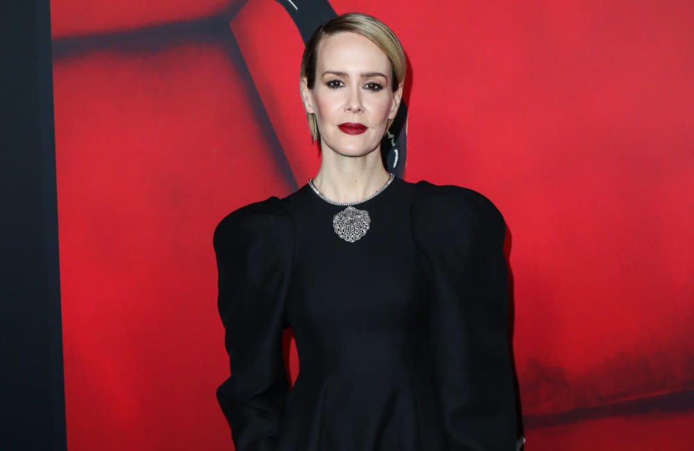 Sarah Paulson says she doesn’t ‘shoot anything’ into her face to stay looking young credit:Bang Showbiz