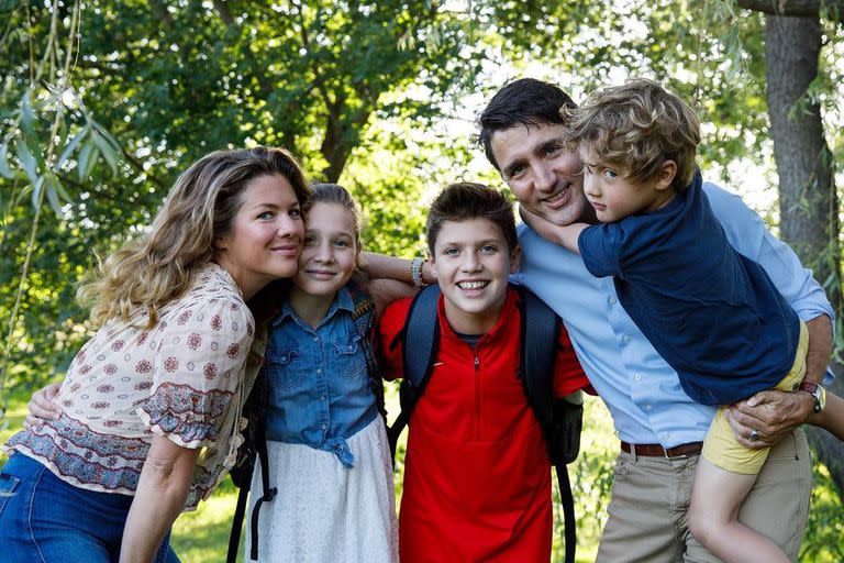 La familia de Trudeau