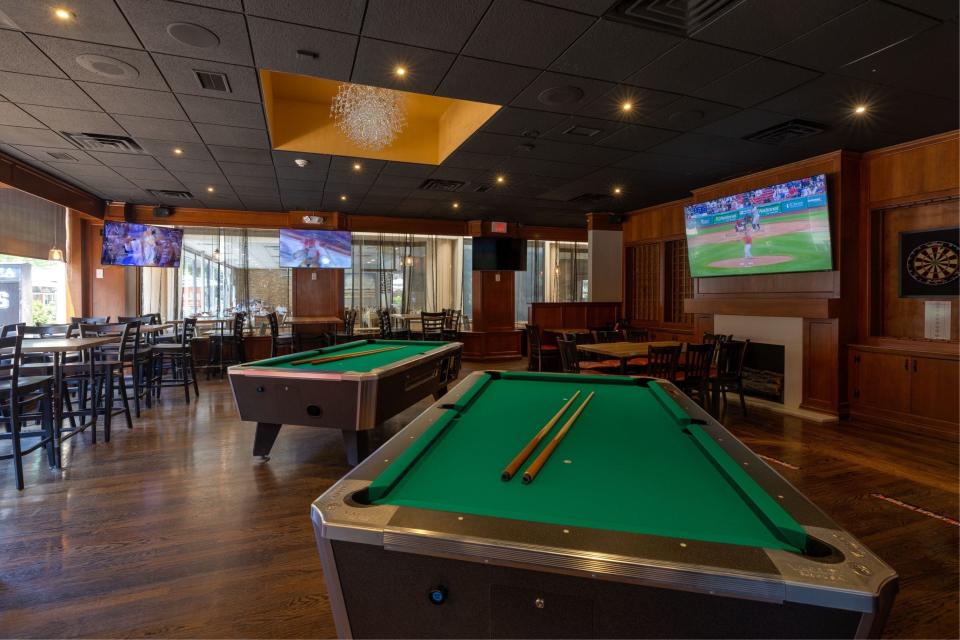 Scotty's Bar & Grill in Cresskill has gigantic TV sets and pool tables galore