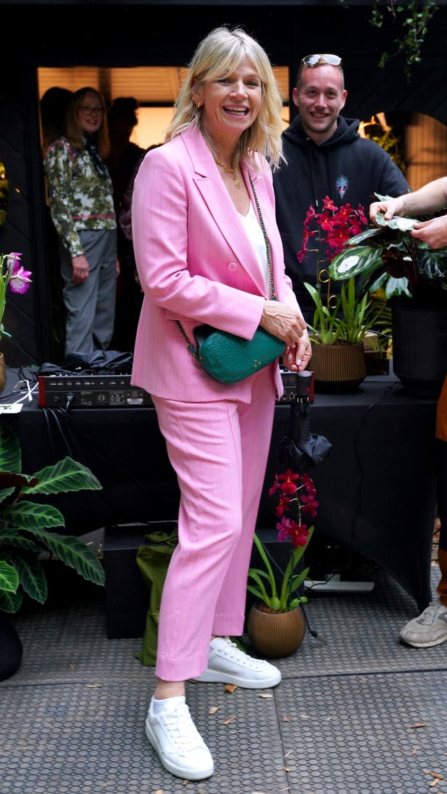 Zoe Ball during the RHS Chelsea Flower Show press day, at the Royal Hospital Chelsea, London, in 2022