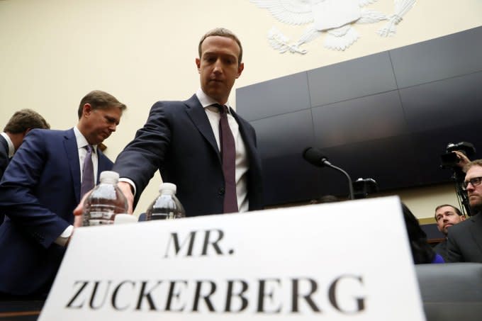 Facebook CEO Mark Zuckerberg Testifies Before The House Financial Services Committee