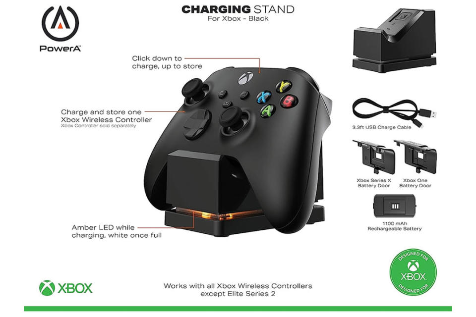 Estación de carga individual para control Xbox de la marca PowerA