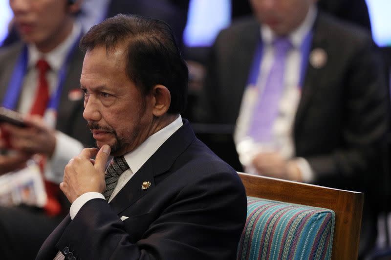 FILE PHOTO: Brunei's Sultan Bolkiah attends the opening session of the 31st ASEAN Summit in Manila