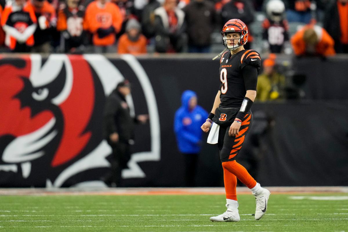 JOE BURROW & SAM HUBBARD 8x10 PHOTO ‘22 AFC NORTH CHAMPION CINCINNATI  BENGALS WM