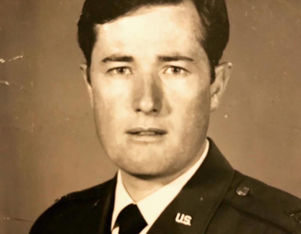 Air Force 2nd Lt. Michael Moore, here in 1972, passed away in 2017 of service-connected Agent Orange exposure that caused kidney failure.