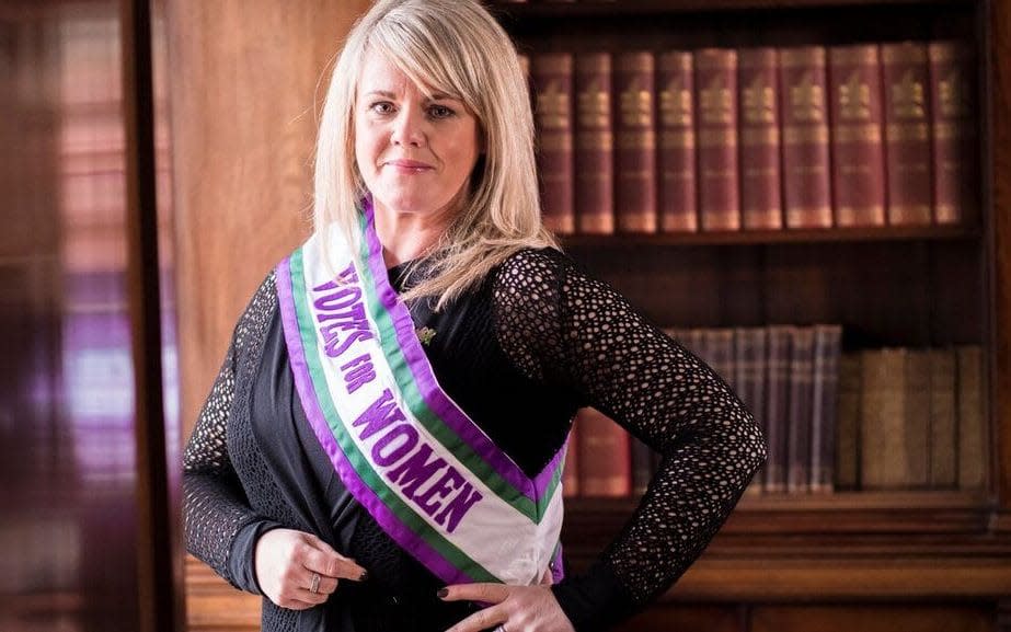 Sally Lindsay researched details about Pankhurst's little-known domestic life - Greg Vickers /Lion Eyes TV